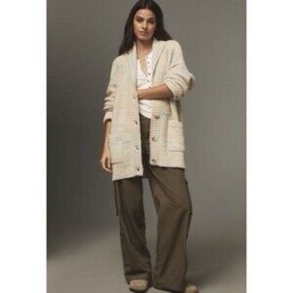 Anthropologie Sweaters - Pilcro Notched Lapel Cardigan